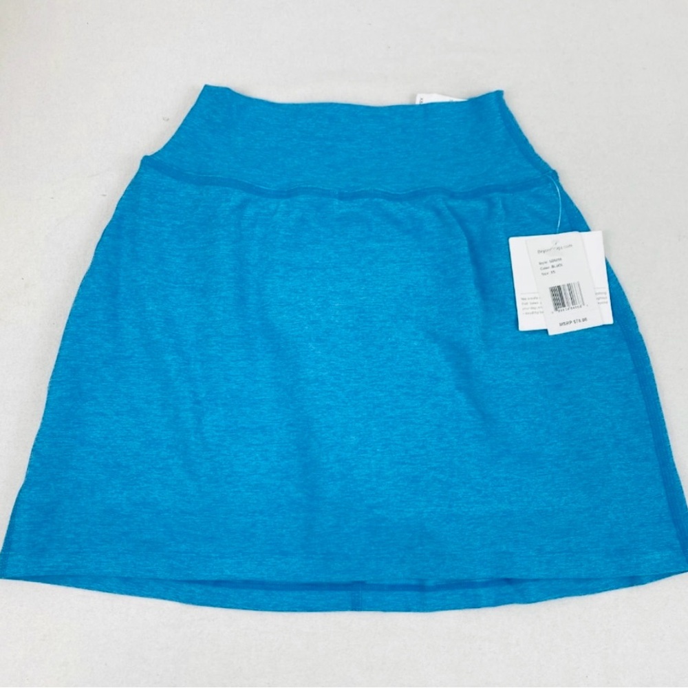 Beyond Yoga - Spacedye Move It Skirt - Blue Glow Heather - XS
